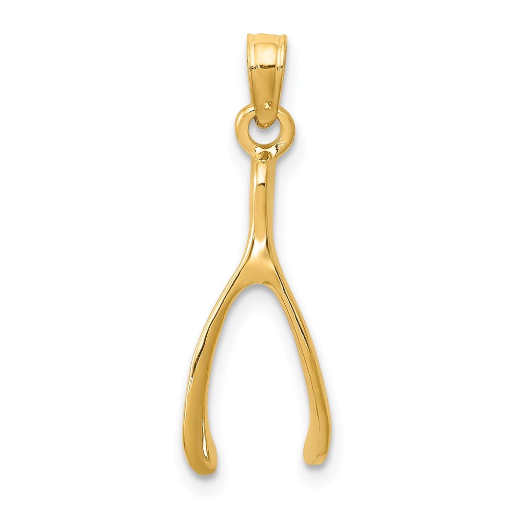 Charms Collection 14k Wishbone Pendant K2766
