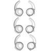 ITIS 3 Pairs Replacement S/M/L Left and Right Side Secure Fit Wingtips for Beats Tour in-Ear Earphones and Other Similar in-Ear Earphones with ITIS Headphone Cable Cord Clip view 1