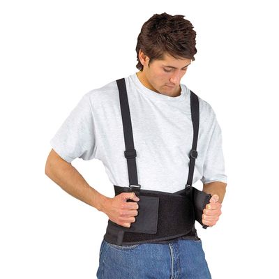 Portwest Support Belt Safety Heavy Work Lifting Protection Back Waist Strap Brace, Medium