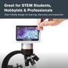 Celestron  TetraView LCD Digital Microscope  4.3" Screen  5MP Camera  40x1600x Magnification  Rotating Head  SD Card Included TV Output  Ideal for Slides, Labs, Classrooms, Biology, Education view 2
