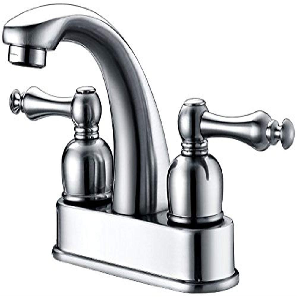 Dyconn Faucet CS3H07-CHR Huntington 3 Hole Centerset Faucet with Base, Polished Chrome