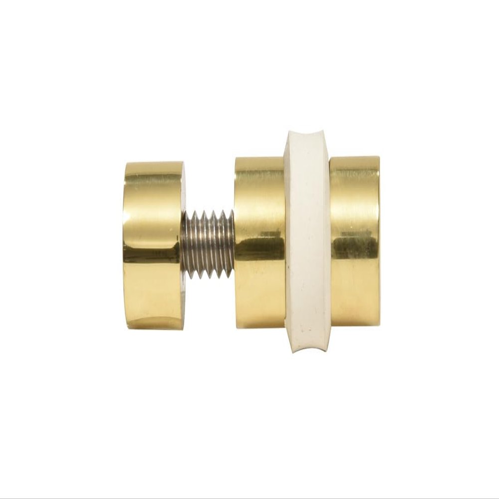 C.R. LAURENCE GSR600BR CRL Brass Plated Glass Shelf Rest