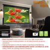 Elite Screens Manual B, 120-INCH 4:3, Manual Pull Down Projector Screen 4K / 8K Ultra HDR 3D Ready with Slow Retract Mechanism, 2-YEAR WARRANTY, M120V view 2