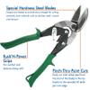 MIDWEST Special Hardness Aviation Snip - Right Cut Offset Stainless Steel Cutting Shears, Made in the USA - MWT-SS6510R view 3