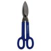 MIDWEST Tinner Snip - 12-Inch Straight/Wide Curved Metal Cutter with Forged Blades & Kush'n-Kote Grips - MWT-127S view 1