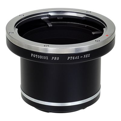 Fotodiox Pro Lens Mount Adapter, Pentax 645 (P645) Mount Lenses to Sony E-Mount Mirrorless Camera Adapter - for Sony NEX & E-Mount Camera Bodies (APS-C & Full Frame Such as NEX-5, NEX-7 & a7), Black