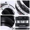 K&F Concept Camera Lens Adapter Ring Compatible with AI G AF-S Mount Lens to Fuji FX X-Pro1 XT4 X-M1 X-A1 X-E1 Adapter view 4