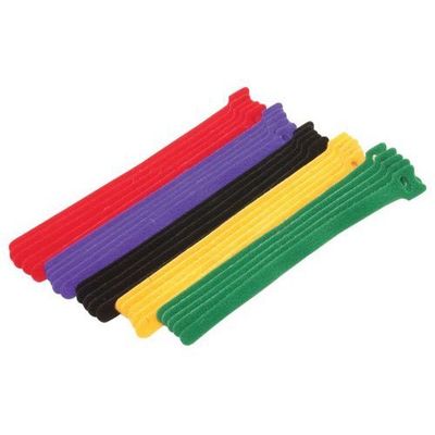 Eclipse 900-098-WH (MS-V308-WH) Cable Tie - Hook Tape - 8" White - 25 pk