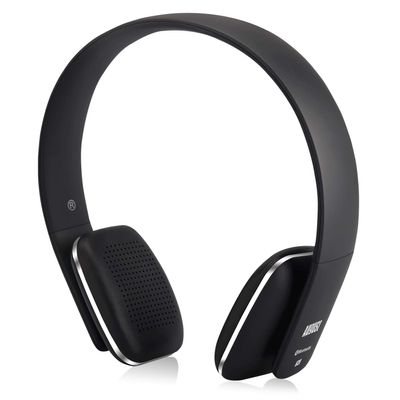 August Wireless Headphones - Cordless Bluetooth Headset with Microphone,Black