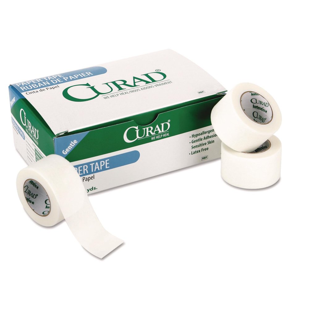 MEDLINE Industries, INC NON270002 Paper Adhesive Tape, 2quot; x 10 yds, White, 6/Pack