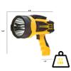 STANLEY FATMAX SL10LEDS Rechargeable 2200 Lumen Lithium Ion Ultra Bright LED Spotlight Flashlight with USB Power Charger view 2