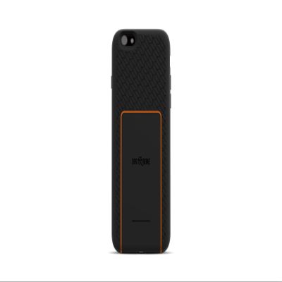 Dog & Bone Backbone Starter Pack - Wireless Charging iPhone 6, iPhone 6s case with Wireless Charge Pad - Black & Orange