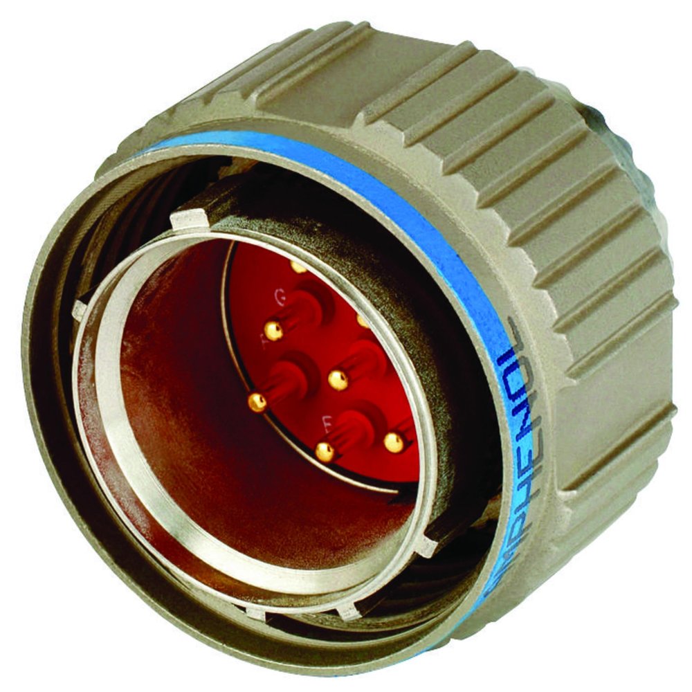D38999/26WG16PN - Circular Connector, MIL-DTL-38999 Series III, Straight Plug, 16 Contacts, Crimp Pin, Threaded