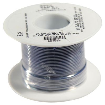 ALPHA WIRE 3050 BL005 (PRICE/SP OF 100) HOOK UP WIRE, 100FT, 24AWG, BLUE, CONDUCTOR AREA CSA:0.229MM, COPPER, JACKET COLOR:BLUE, JACKET MATERIAL:PVC, OPERATING TEMPERATURE MAX:105C ROHS COMPLIANT: Y