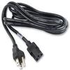 VOLEX 17603 Power Cord NEMA5-15P/IEC, 9.8FT, 13A BLK view 1