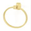 Alno Creations Cube Collection 6" Diameter Towel Ring -a6540-sn- Satin Nickel view 3