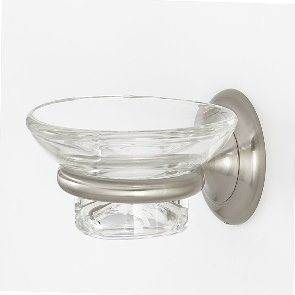 Alno Creations Royale Collection Soap Holder With Dish -a6630-sn- Satin Nickel