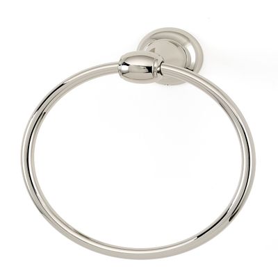 Alno Creations Royale Collection 6" Diameter Towel Ring -a6640-pn- Polished Nickel