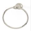 Alno Creations Royale Collection 6" Diameter Towel Ring -a6640-pn- Polished Nickel view 1