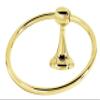 Alno Creations Royale Collection 6" Diameter Towel Ring -a6640-pb- Polished Brass view 3