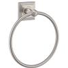 Designers Impressions Aurora Series Satin Nickel Towel Ring view 1