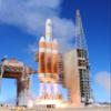 Home Comforts A United Launch Alliance Delta IV-Heavy rocket carrying a National Reconnaissance Office payload lau Laminated Poster Print-20 Inch by 30 Inch Laminated Poster view 1