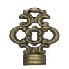 Urbanest Key Lamp Finial, 2 3/8-inch Tall, Antique Gold view 1