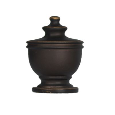 Urbanest Deluxe Urn Lamp Finial, Bronze with Gold Highlights, 1 7/8-inch Tall
