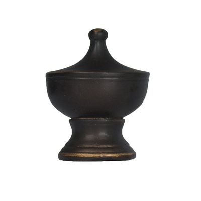 Urbanest Urn Lamp Finial, 1 3/4-inch Tall, Bronze with Gold Highlights