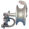 Rolling Gate Track Wheel for Sliding Chain Link Fence Heavy Duty Cast Iron Wheel with Galvinized coating, Rear Roller Guide with Hardware view 1