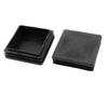 uxcell Plastic Square Cover Tube Inserts End Blanking Cap 50x50mm 2Pcs Black view 1