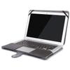 MOSISO Compatible with MacBook Air 13 inch Case A1369 A1466 Older Version 2010-2017 Release, PU Leather Case Portfolio Protective Stand Cover Sleeve, Black view 4