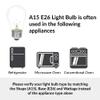 Simba Lighting Incandescent Appliance Light Bulb A15 40W E26 2700K, 6 Pack view 4
