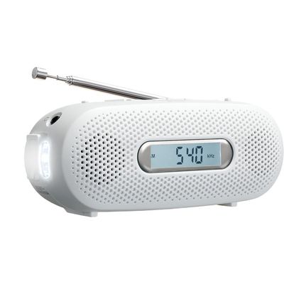 PANASONIC RF-TJ10 Compact AM/FM Radio with Hand-Crank Dynamo Charger & Light