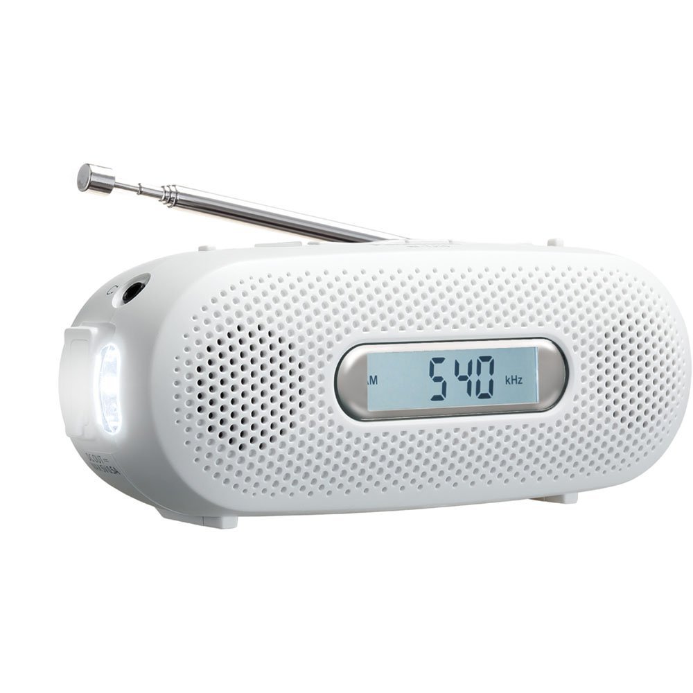 PANASONIC RF-TJ10 Compact AM/FM Radio with Hand-Crank Dynamo Charger & Light