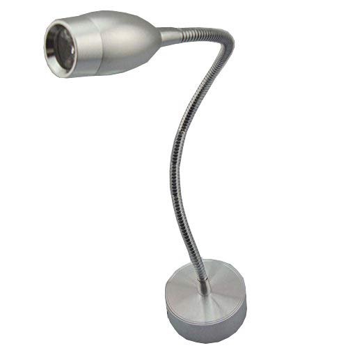 LUMINTURS High Power 3W LED Wall Sconce Spot Lamp Mirror Picture Light Gooseneck Flexible Pipe