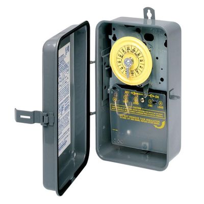 Intermatic Timer Single Pole Indoor/Outdoor On/Off 40 Amp 120 V Gray CSA, Ul Boxed2