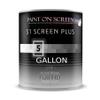 Paint on Screen Projector Screen Paint | Single-Coat Short Throw Projector Screen Paint For Picture Perfect 1080 HD and 4K UHD Clarity | Designed For Interior Use | Silver, 1 Gallon view 1