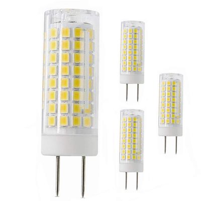 SYXKJ All-New G8 Led Bulb, 75W Halogen Bulb Replacement, Dimmable 7W G8 Led Lamps, G8 Bi-pin Base Bulb, AC120V 720lm, Under Cabinet Counter Light, Kitchen Lighting and Puck Lights 6000K White 4pack