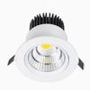 LUMINTURS 12W 5 Inches Flush Mount COB-Chipset Anti-glare LED Ceiling Recessed Light Fixture Modern Decor Indoor Lamp view 1
