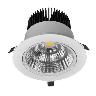 LUMINTURS 30W 6 Inches Dimmable Flush Mount COB-Chipset Anti-glare LED Ceiling Recessed Light Fixture Indoor White Lamp