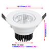 LUMINTURS 15W 5 Inches Dimmable Flush Mount COB-Chipset Anti-glare LED Ceiling Recessed Light Fixture Modern Decor Lamp view 2