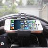 Reiko Car Steering Wheel Phone Mount - Retail Packaging - Gray - HLD07-GY view 2