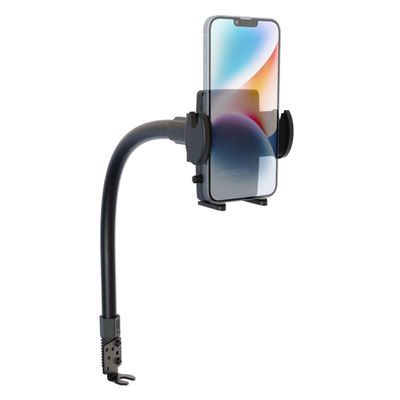 ARKON Mounts - Phone Holder with Car Seat Rail Mount | Car Phone Stand with Flexible 22" Arm | Professional-Grade Durability | Phone Holder For Car | For iPhone, Samsung, Google, Nokia, other phones