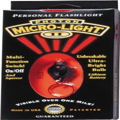 Photon Light Micro-Light II LED Keychain Flashlight Color: Red by Photon