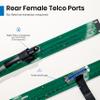 ICC 24-Port Voice Patch Panel, 8P2C Female Amphenol, 1U 19-Inch Rackmount view 4