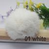 Pamir Tong 10pcs 8cm DIY Genuine Rabbit Fur Pompom ball Furry Ball for Mobile Phone Tag, Handbag Charm, Use for Keychain and Other Jewelry Making view 2