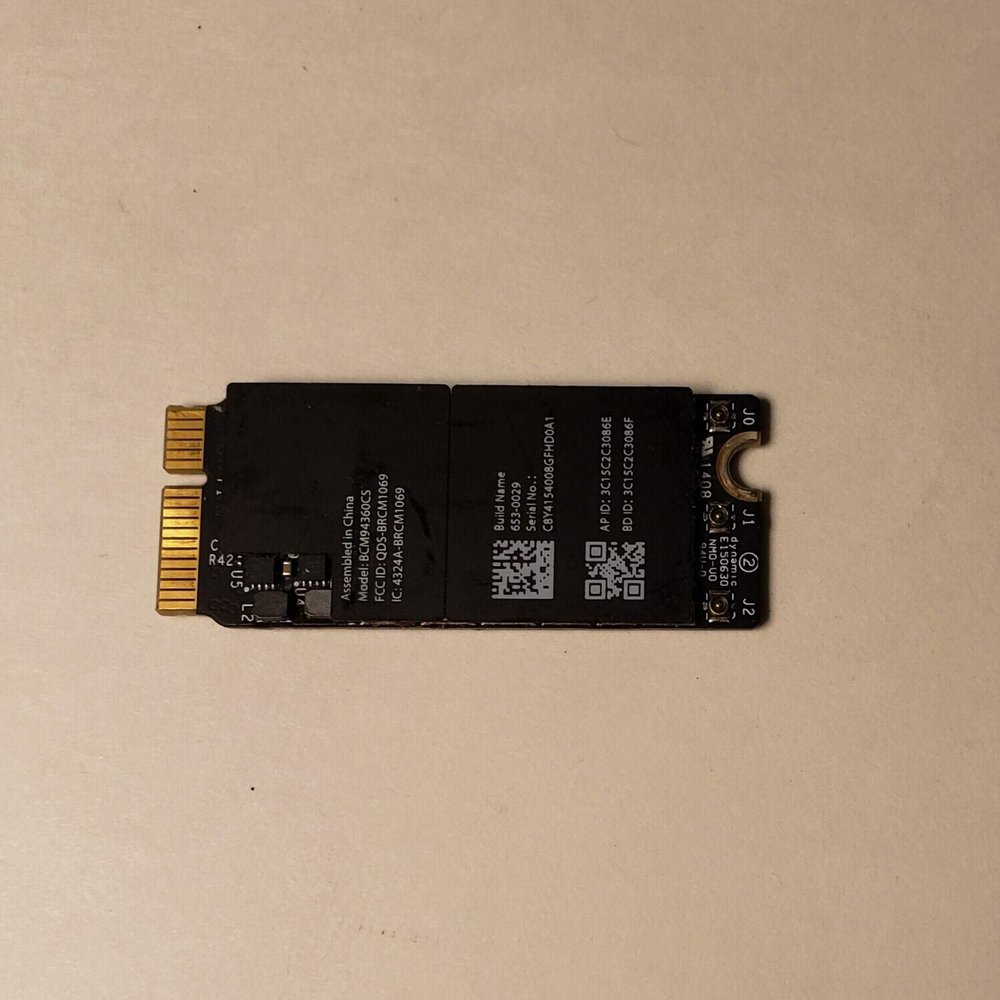 Broadcom Bcm94360cs Bcm94360csax Bcm4360 Bluetooth Bt Wireless Wifi Card Module for Apple Laptop A1398 A1502 653-0029 802.11ac