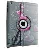 Case for iPad Air 2 -JYtrend 360 Degrees Rotating Stand Leather Magnetic Smart Cover with Wake Sleep Feature for iPad Air 2(2014 Model) with Screen Protector, Stylus,Cleaning Cloth, Pink Heart Flower view 4