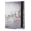 Case for iPad Air 2 - JYtrend 360 Degrees Rotating Stand Leather Magnetic Smart Cover with Wake Sleep Feature for iPad Air 2 with Bonus Screen Protector, Stylus and Cleaning Cloth, Butterfly Flower view 2